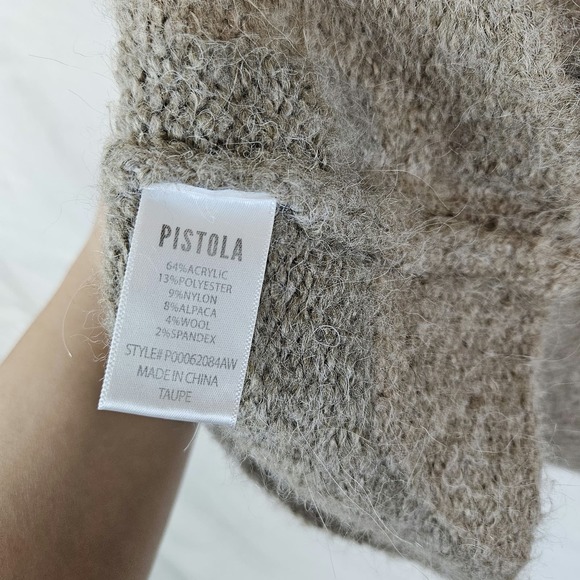 Pistola Women's Elena Sweater, taupe, size XS/S‎ - Picture 6 of 6